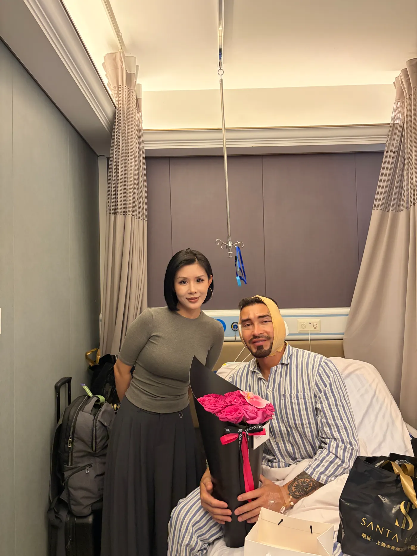 International patient during inpatient recovery
